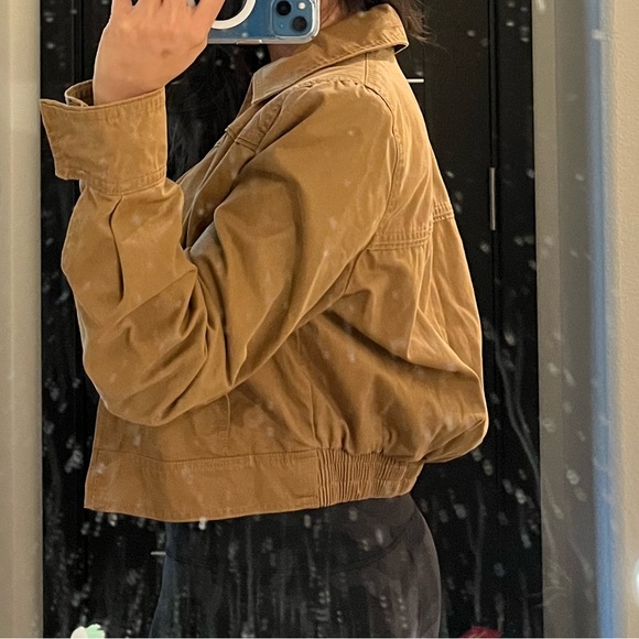 Zara waxed Cropped Jacket - Picture 11 of 11